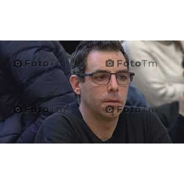 Bergamo. La Corte d’Assise ha condannato all’ergastolo Moussa Sangare per l’omicidio di Sharon Verzeni nella foto iil fidanzato Ruocco 25 Febbraio 2026 Bergamo Italia foto Tiziano Manzoni Lapresse