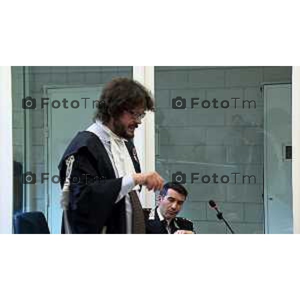 Bergamo. La Corte d’Assise ha condannato all’ergastolo Moussa Sangare per l’omicidio di Sharon Verzeni nella foto Il pm Marchisio 25 Febbraio 2026 Bergamo Italia foto Tiziano Manzoni Lapresse