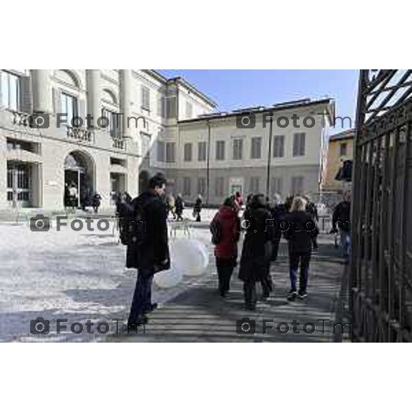 Bergamo dopo più di un secolo saranno riunite le 74 carte del mazzo Colleoni, conservate tra Accademia Carrara di Bergamo, The Morgan Library & Museum di NYC con Maria Luisa Pacelli Elena Carnevali Sergio Gandi 26 Febbraio 2026 bg Italia foto Tiziano Manzoni Lapresse