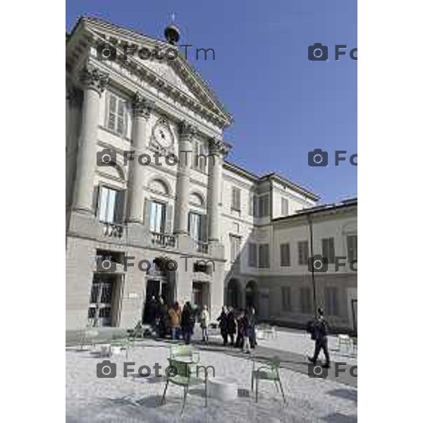Bergamo dopo più di un secolo saranno riunite le 74 carte del mazzo Colleoni, conservate tra Accademia Carrara di Bergamo, The Morgan Library & Museum di NYC con Maria Luisa Pacelli Elena Carnevali Sergio Gandi 26 Febbraio 2026 bg Italia foto Tiziano Manzoni Lapresse