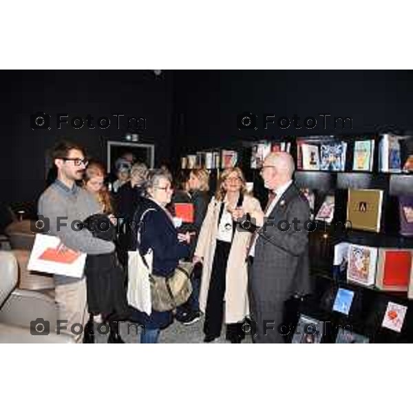 Bergamo dopo più di un secolo saranno riunite le 74 carte del mazzo Colleoni, conservate tra Accademia Carrara di Bergamo, The Morgan Library & Museum di NYC con Maria Luisa Pacelli Elena Carnevali Sergio Gandi 26 Febbraio 2026 bg Italia foto Tiziano Manzoni Lapresse