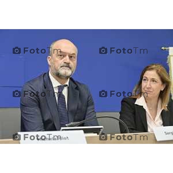 Bergamo Università inaugurazione polo multifunzionale di via F.lli Calvi, 10, destinato a diventare un punto di riferimento per la vita accademica e per i servizi agli studenti nel centro cittadino.Il rettore Cavallieri 3 Marzo 2026 Bergamo Italia foto Tiziano Manzoni Lapresse