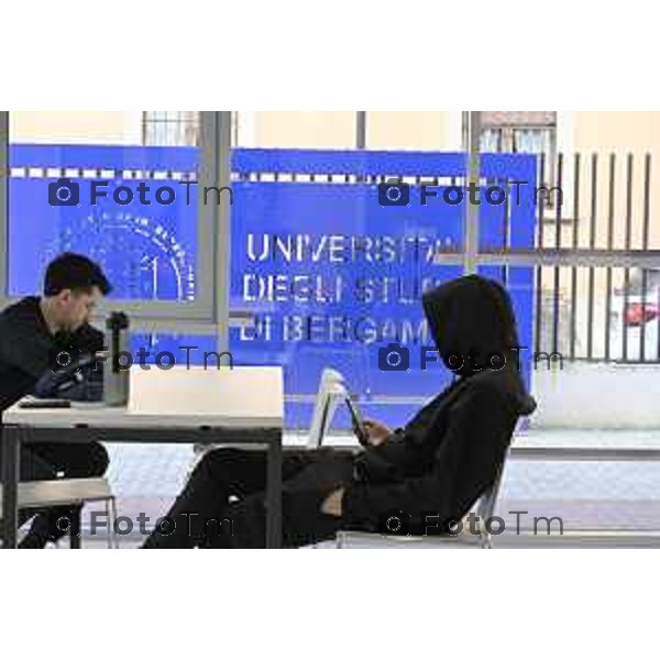 Bergamo Università inaugurazione polo multifunzionale di via F.lli Calvi, 10, destinato a diventare un punto di riferimento per la vita accademica e per i servizi agli studenti nel centro cittadino. 3 Marzo 2026 Bergamo Italia foto Tiziano Manzoni Lapresse