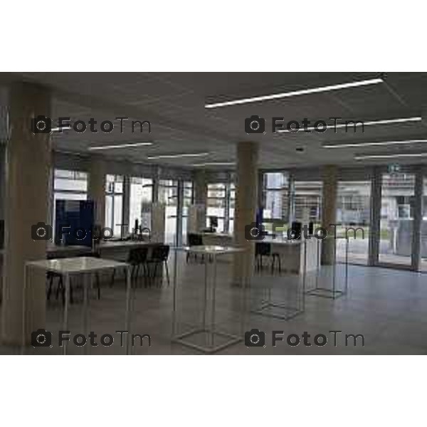 Bergamo Università inaugurazione polo multifunzionale di via F.lli Calvi, 10, destinato a diventare un punto di riferimento per la vita accademica e per i servizi agli studenti nel centro cittadino. 3 Marzo 2026 Bergamo Italia foto Tiziano Manzoni Lapresse