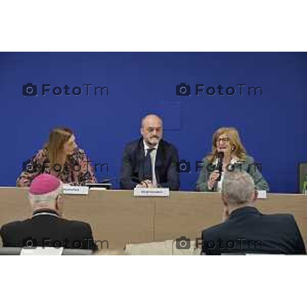 Bergamo Università inaugurazione polo multifunzionale di via F.lli Calvi, 10, destinato a diventare un punto di riferimento per la vita accademica e per i servizi agli studenti nel centro cittadino.Il rettore Cavallieri 3 Marzo 2026 Bergamo Italia foto Tiziano Manzoni Lapresse