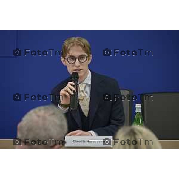 Bergamo Università inaugurazione polo multifunzionale di via F.lli Calvi, 10, destinato a diventare un punto di riferimento per la vita accademica e per i servizi agli studenti nel centro cittadino. Davide Liomnta 3 Marzo 2026 Bergamo Italia foto Tiziano Manzoni Lapresse