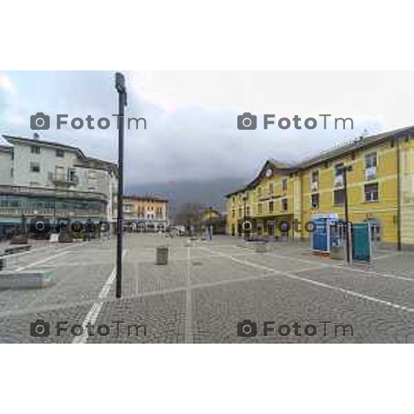 Tirano, Valtellina Sondrio Lavori ristrutturazione stazione ferroviaria rfi Olimpiadi 2026 2 Marzo 2026 Bergamo Italia foto Tiziano Manzoni Lapresse