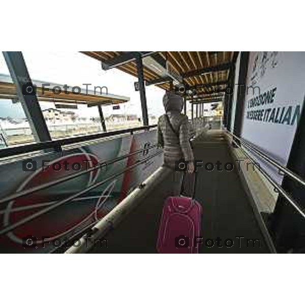 Tirano, Valtellina Sondrio Lavori ristrutturazione stazione ferroviaria rfi Olimpiadi 2026 2 Marzo 2026 Bergamo Italia foto Tiziano Manzoni Lapresse