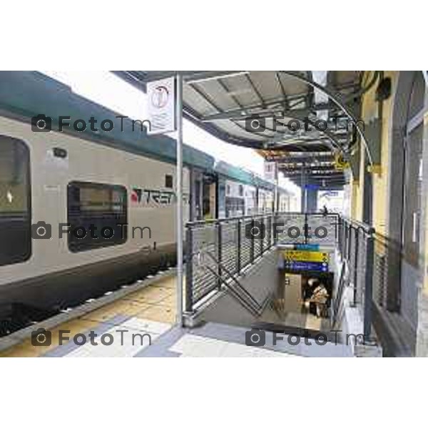 Tirano, Valtellina Sondrio Lavori ristrutturazione stazione ferroviaria rfi Olimpiadi 2026 2 Marzo 2026 Bergamo Italia foto Tiziano Manzoni Lapresse