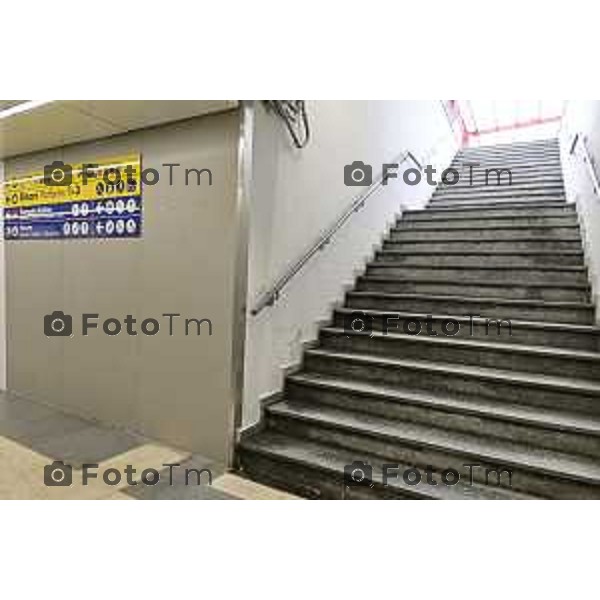 Tirano, Valtellina Sondrio Lavori ristrutturazione stazione ferroviaria rfi Olimpiadi 2026 2 Marzo 2026 Bergamo Italia foto Tiziano Manzoni Lapresse