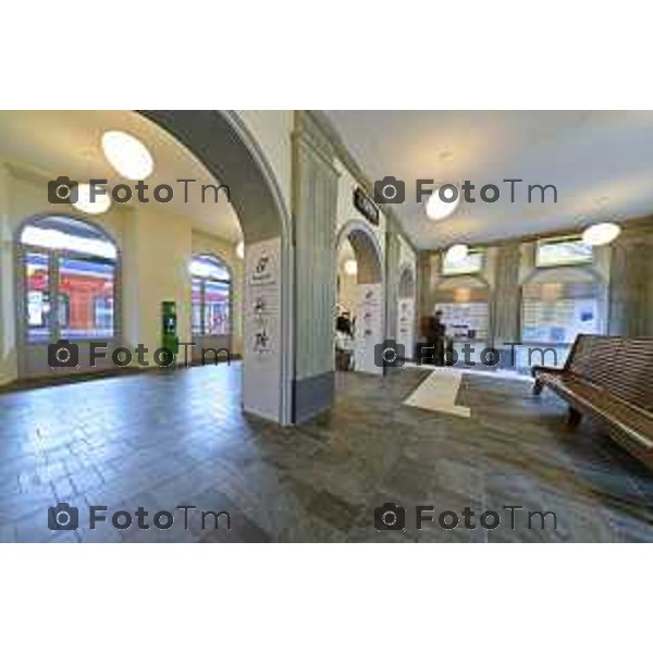 Tirano, Valtellina Sondrio Lavori ristrutturazione stazione ferroviaria rfi Olimpiadi 2026 2 Marzo 2026 Bergamo Italia foto Tiziano Manzoni Lapresse