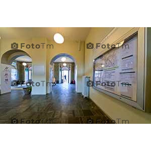 Tirano, Valtellina Sondrio Lavori ristrutturazione stazione ferroviaria rfi Olimpiadi 2026 2 Marzo 2026 Bergamo Italia foto Tiziano Manzoni Lapresse