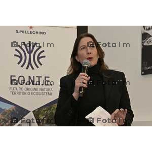 Insieme per il territorio. Stabilimento di S.Pellegrino a San Pellegrino Terme. illustrati i progetti sviluppati e pensati per il territorio, a partire da Casa Paradiso ne parla Michel Beneventi Ad dell\'azienda San Pellegrino. Tiziana Albanese è stata nominata direttore Technical and Production 4 Marzo 2026 Bergamo Italia foto Tiziano Manzoni Lapresse