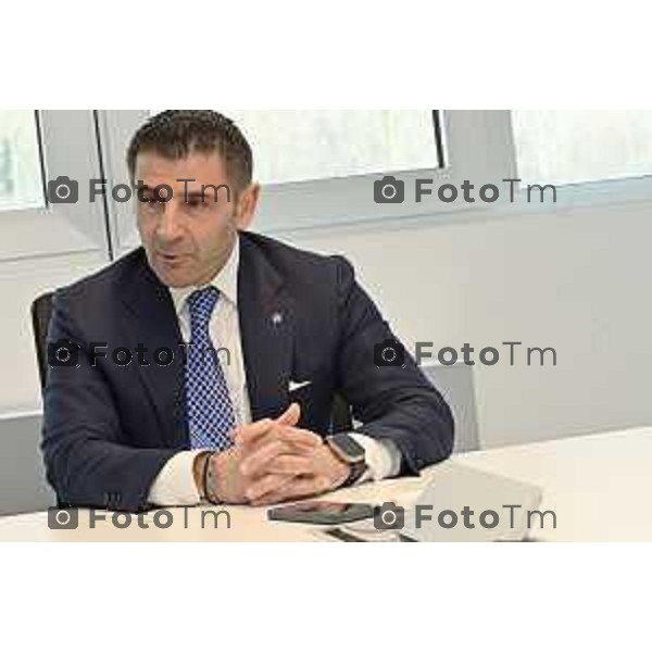 Insieme per il territorio. Stabilimento di S.Pellegrino a San Pellegrino Terme. illustrati i progetti sviluppati e pensati per il territorio, a partire da Casa Paradiso ne parla Michel Beneventi Ad dell\'azienda 4 Marzo 2026 Bergamo Italia foto Tiziano Manzoni Lapresse