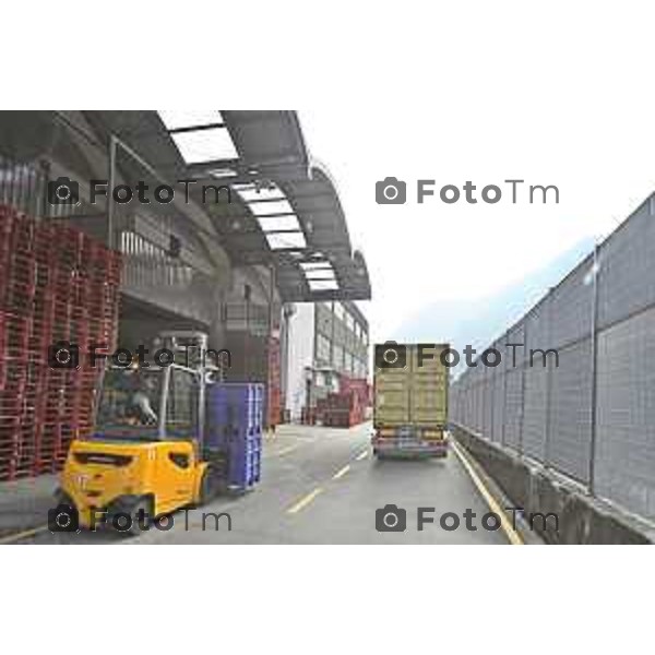 Stabilimento di S.Pellegrino a San Pellegrino Terme. 4 Marzo 2026 Bergamo Italia foto Tiziano Manzoni Lapresse