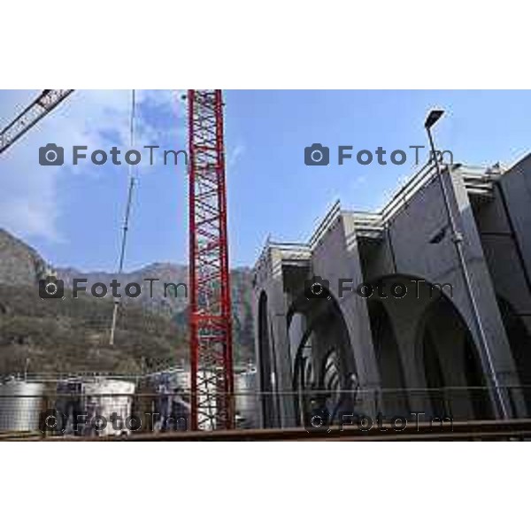 Insieme per il territorio. Stabilimento di S.Pellegrino a San Pellegrino Terme. illustrati i progetti sviluppati e pensati per il territorio, a partire da Casa Paradiso ne parla Michel Beneventi Ad dell\'azienda 4 Marzo 2026 Bergamo Italia foto Tiziano Manzoni Lapresse