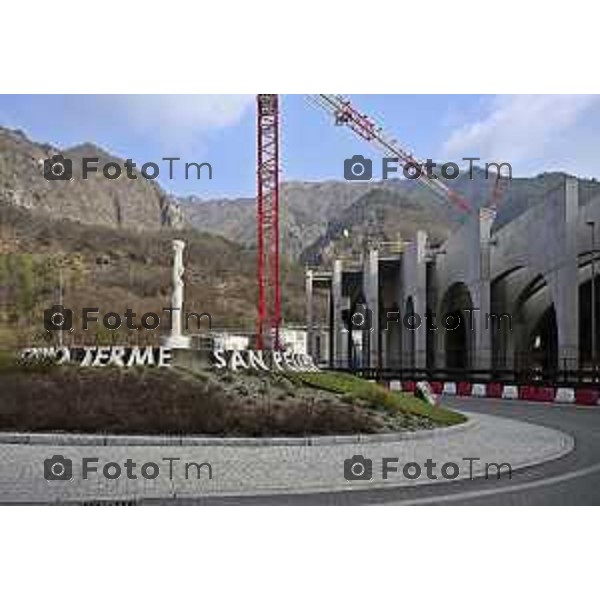 Stabilimento di S.Pellegrino a San Pellegrino Terme. 4 Marzo 2026 Bergamo Italia foto Tiziano Manzoni Lapresse