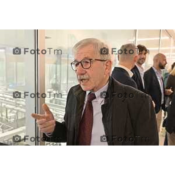 Insieme per il territorio. Stabilimento di S.Pellegrino a San Pellegrino Terme. Galizzi Fausto sampellegrino, 4 Marzo 2026 Bergamo Italia foto Tiziano Manzoni Lapresse