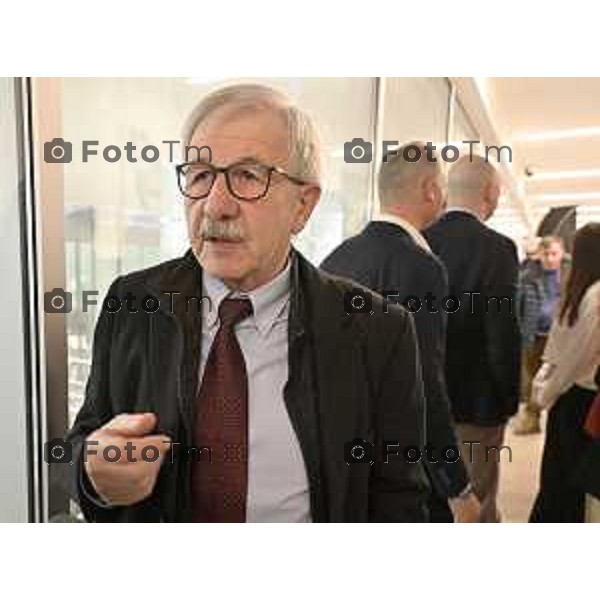 Insieme per il territorio. Stabilimento di S.Pellegrino a San Pellegrino Terme. Galizzi Fausto sampellegrino, 4 Marzo 2026 Bergamo Italia foto Tiziano Manzoni Lapresse