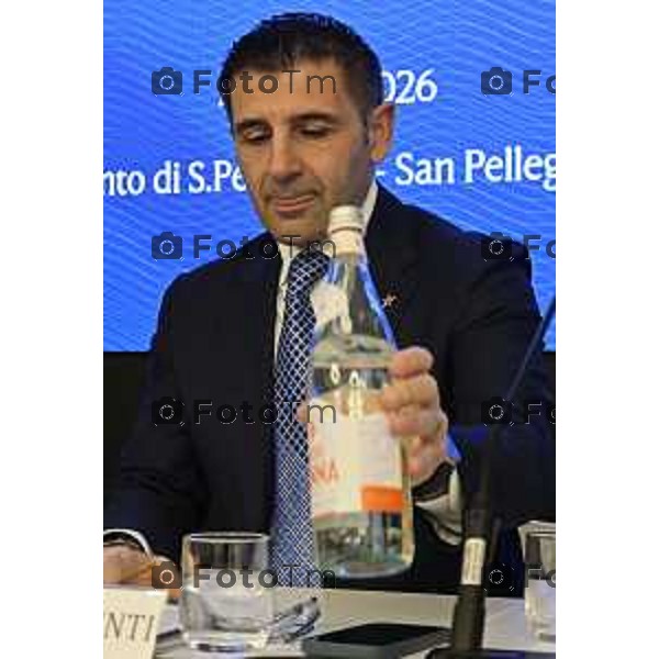 Insieme per il territorio. Stabilimento di S.Pellegrino a San Pellegrino Terme. illustrati i progetti sviluppati e pensati per il territorio, a partire da Casa Paradiso ne parla Michel Beneventi Ad dell\'azienda 4 Marzo 2026 Bergamo Italia foto Tiziano Manzoni Lapresse