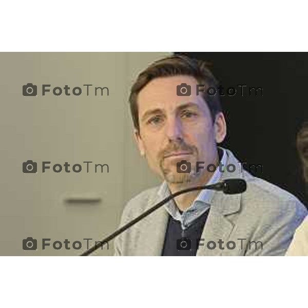 Insieme per il territorio. Stabilimento di S.Pellegrino a San Pellegrino Terme. illustrati i progetti sviluppati e pensati per il territorio, a partire da Casa Paradiso ne parla Michel Beneventi Ad dell\'azienda 4 Marzo 2026 Bergamo Italia foto Tiziano Manzoni Lapresse