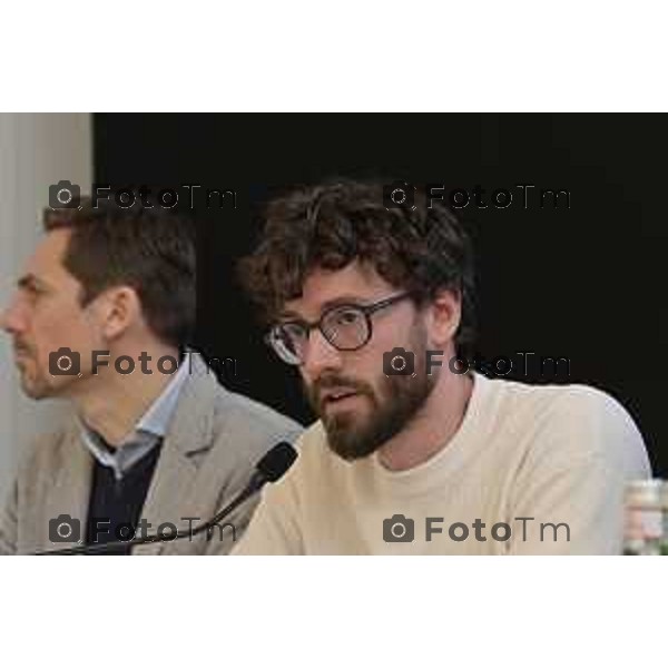 Insieme per il territorio. Stabilimento di S.Pellegrino a San Pellegrino Terme. illustrati i progetti sviluppati e pensati per il territorio, a partire da Casa Paradiso ne parla Michel Beneventi Ad dell\'azienda l\'architetto A Trenti 4 Marzo 2026 Bergamo Italia foto Tiziano Manzoni Lapresse