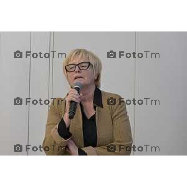 Insieme per il territorio. Stabilimento di S.Pellegrino a San Pellegrino Terme. illustrati i progetti sviluppati e pensati per il territorio, a partire da Casa Paradiso Enrica Bonzi Sindaco san giovanni Bianco 4 Marzo 2026 Bergamo Italia foto Tiziano Manzoni Lapresse