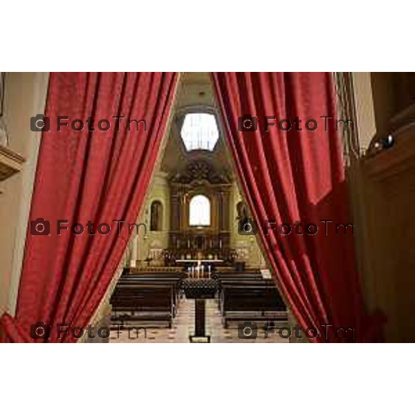 Bergamo chiesa e chiesetta interna parrocchia Alle grazie in viale papa Giovanni Porta nuova 5 Marzo 2026 Bergamo Italia foto Tiziano Manzoni Lapresse