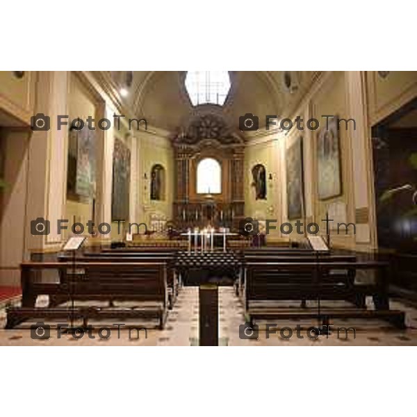 Bergamo chiesa e chiesetta interna parrocchia Alle grazie in viale papa Giovanni Porta nuova 5 Marzo 2026 Bergamo Italia foto Tiziano Manzoni Lapresse