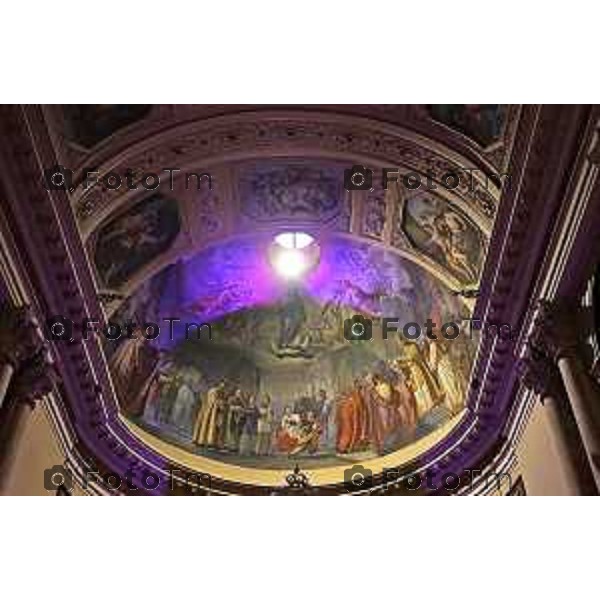 Bergamo chiesa e chiesetta interna parrocchia Alle grazie in viale papa Giovanni Porta nuova 5 Marzo 2026 Bergamo Italia foto Tiziano Manzoni Lapresse