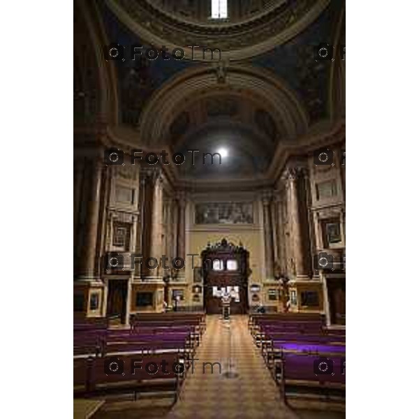 Bergamo chiesa e chiesetta interna parrocchia Alle grazie in viale papa Giovanni Porta nuova 5 Marzo 2026 Bergamo Italia foto Tiziano Manzoni Lapresse