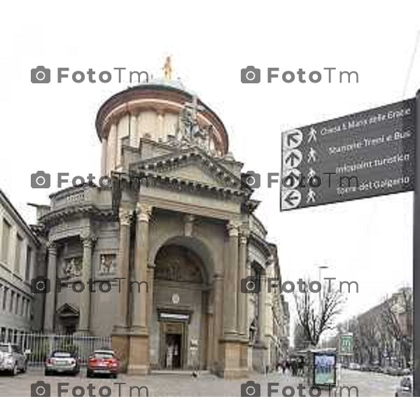 Bergamo chiesa e chiesetta interna parrocchia Alle grazie in viale papa Giovanni Porta nuova 5 Marzo 2026 Bergamo Italia foto Tiziano Manzoni Lapresse