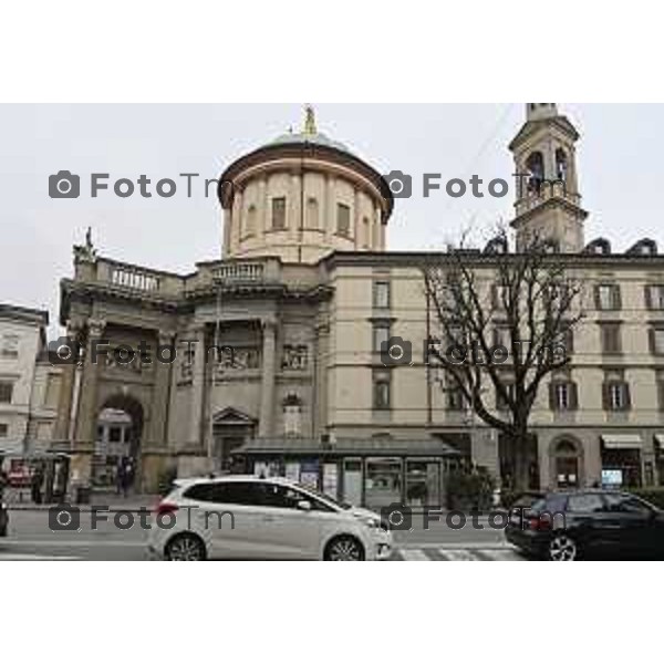 Bergamo chiesa e chiesetta interna parrocchia Alle grazie in viale papa Giovanni Porta nuova 5 Marzo 2026 Bergamo Italia foto Tiziano Manzoni Lapresse