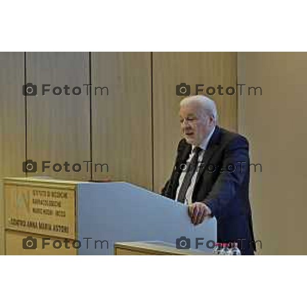 Bergamo, Centro Anna Maria Astori, sede dell\'Istituto Mario Negri Fondazione BCC Milano a fianco dell\'Istituto per rendere il trapianto sempre più tollerabile.Giuseppe Maino, Presidente Fondazione Bcc Milan 9 Marzo 2026 Bergamo Italia foto Tiziano Manzoni Lapresse