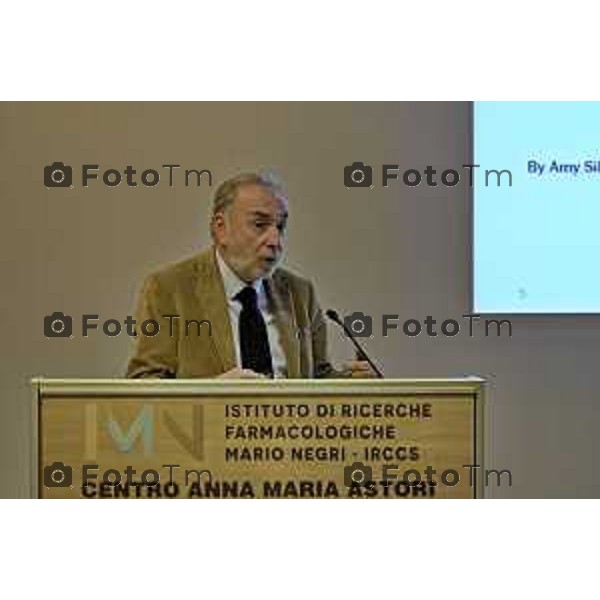 Bergamo, Centro Anna Maria Astori, sede dell\'Istituto Mario Negri Fondazione BCC Milano a fianco dell\'Istituto per rendere il trapianto sempre più tollerabile. Giuseppe Remuzzi, Istituto di Ricerche Farmacologiche Mario Negri IRCCS 9 Marzo 2026 Bergamo Italia foto Tiziano Manzoni Lapresse