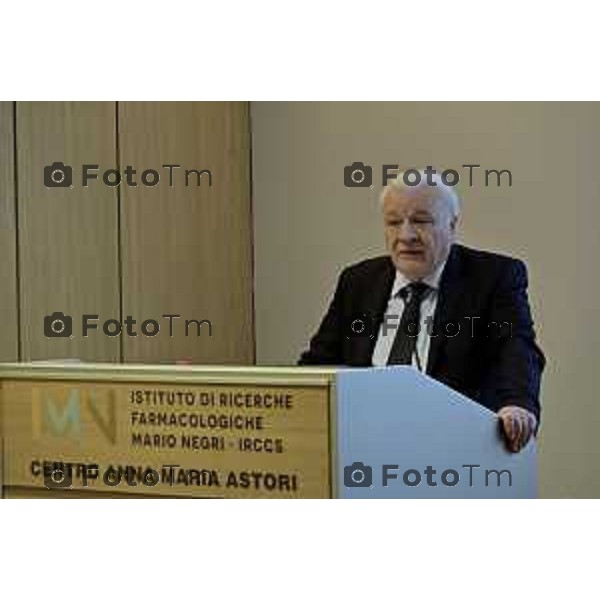 Bergamo, Centro Anna Maria Astori, sede dell\'Istituto Mario Negri Fondazione BCC Milano a fianco dell\'Istituto per rendere il trapianto sempre più tollerabile.Giuseppe Maino, Presidente Fondazione Bcc Milan 9 Marzo 2026 Bergamo Italia foto Tiziano Manzoni Lapresse