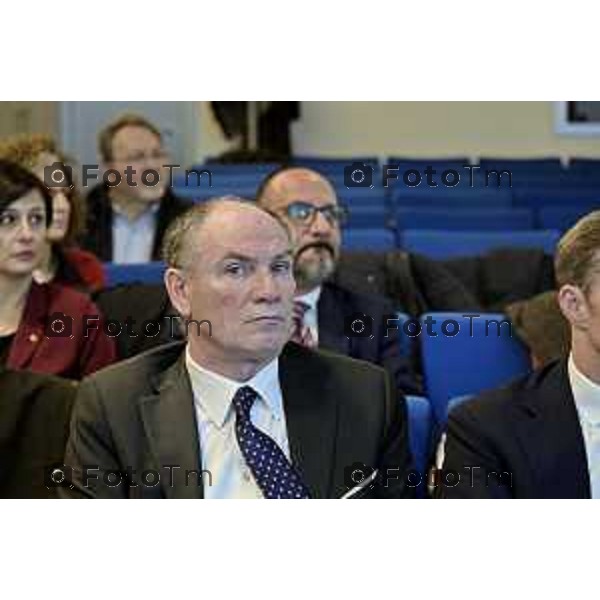 Bergamo, Centro Anna Maria Astori, sede dell\'Istituto Mario Negri Fondazione BCC Milano a fianco dell\'Istituto per rendere il trapianto sempre più tollerabile. Giorgio Beretta, Direttore Generale BCC Milano; 9 Marzo 2026 Bergamo Italia foto Tiziano Manzoni Lapresse