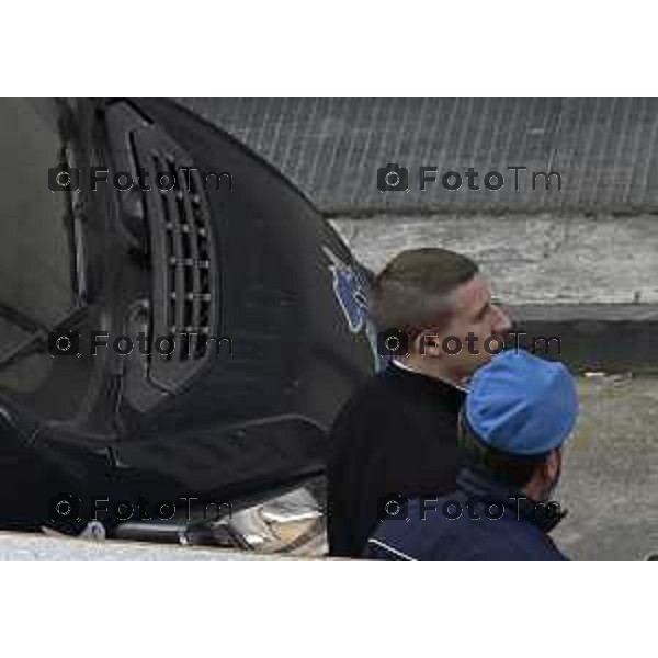 Bergamo Omicidio Riccardo Claris Jacopo De Simone, arriva in tribunale per l\'udienza preliminare 11 Marzo 2026 Bergamo Italia foto Tiziano Manzoni Lapresse