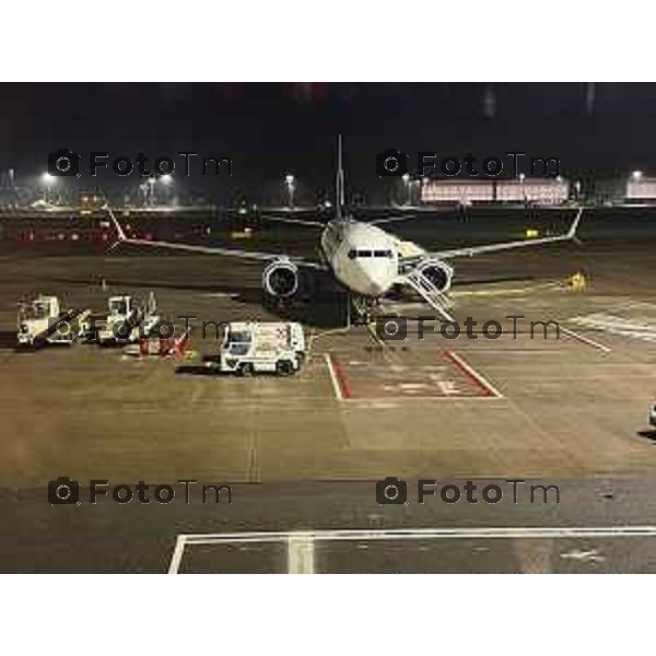 Bergamo Orio Al Serio Aereoporto nuova area partenze e vista dall\'alto 10 Marzo 2026 Bergamo Italia foto Tiziano Manzoni Lapresse