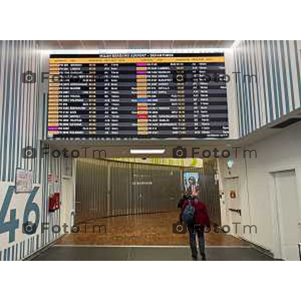 Bergamo Orio Al Serio Aereoporto nuova area partenze e vista dall\'alto 10 Marzo 2026 Bergamo Italia foto Tiziano Manzoni Lapresse