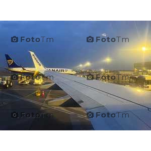 Bergamo Orio Al Serio Aereoporto nuova area partenze e vista dall\'alto 10 Marzo 2026 Bergamo Italia foto Tiziano Manzoni Lapresse