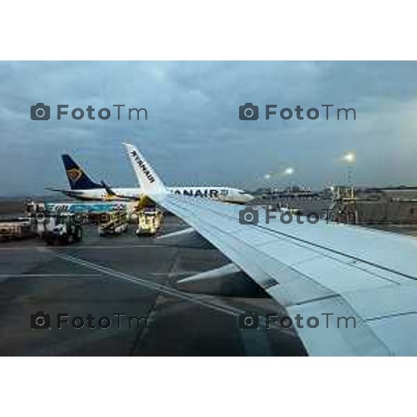 Bergamo Orio Al Serio Aereoporto nuova area partenze e vista dall\'alto 10 Marzo 2026 Bergamo Italia foto Tiziano Manzoni Lapresse