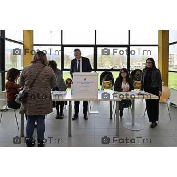 Bergamo elezioni Provinciale 2026 sfida è stata tra Pasquale Gandolfi e Gianfranco Gafforelli 15 Marzo 2026 Bergamo Italia foto Tiziano Manzoni Lapresse