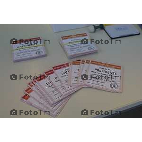 Bergamo elezioni Provinciale 2026 sfida è stata tra Pasquale Gandolfi e Gianfranco Gafforelli 15 Marzo 2026 Bergamo Italia foto Tiziano Manzoni Lapresse