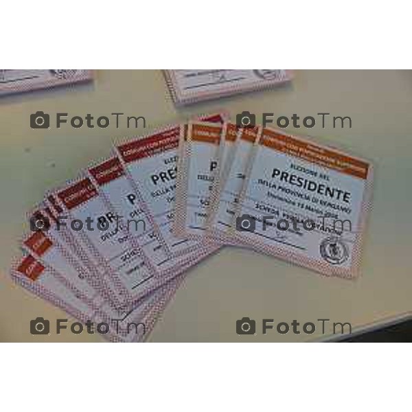 Bergamo elezioni Provinciale 2026 sfida è stata tra Pasquale Gandolfi e Gianfranco Gafforelli 15 Marzo 2026 Bergamo Italia foto Tiziano Manzoni Lapresse