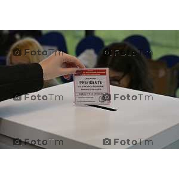 Bergamo elezioni Provinciale 2026 sfida è stata tra Pasquale Gandolfi e Gianfranco Gafforelli 15 Marzo 2026 Bergamo Italia foto Tiziano Manzoni Lapresse