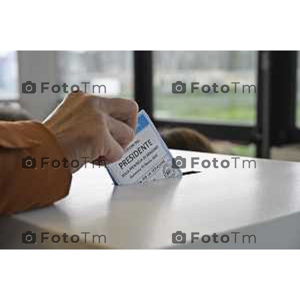 Bergamo elezioni Provinciale 2026 sfida è stata tra Pasquale Gandolfi e Gianfranco Gafforelli 15 Marzo 2026 Bergamo Italia foto Tiziano Manzoni Lapresse