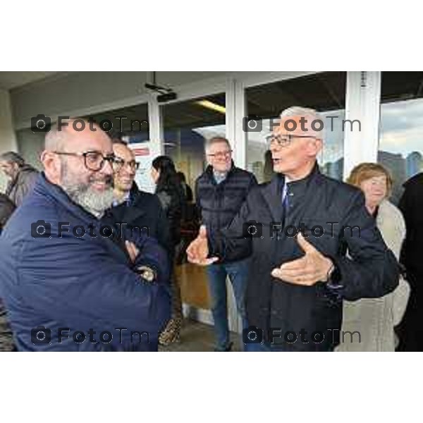 Bergamo elezioni Provinciale 2026 sfida è stata tra Pasquale Gandolfi e Gianfranco Gafforelli 15 Marzo 2026 Bergamo Italia foto Tiziano Manzoni Lapresse