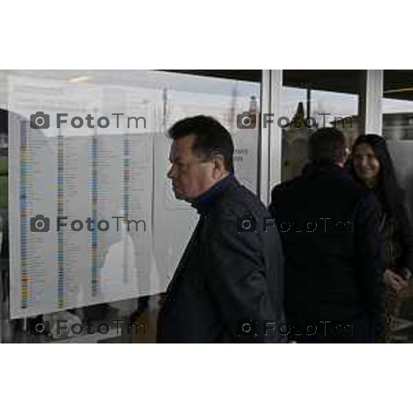 Bergamo elezioni Provinciale 2026 sfida è stata tra Pasquale Gandolfi e Gianfranco Gafforelli 15 Marzo 2026 Bergamo Italia foto Tiziano Manzoni Lapresse