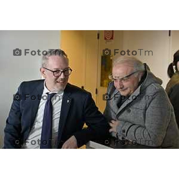 Bergamo elezioni Provinciale 2026 sfida è stata tra Pasquale Gandolfi e Gianfranco Gafforelli 15 Marzo 2026 Bergamo Italia foto Tiziano Manzoni Lapresse